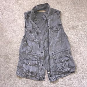 Gray vest